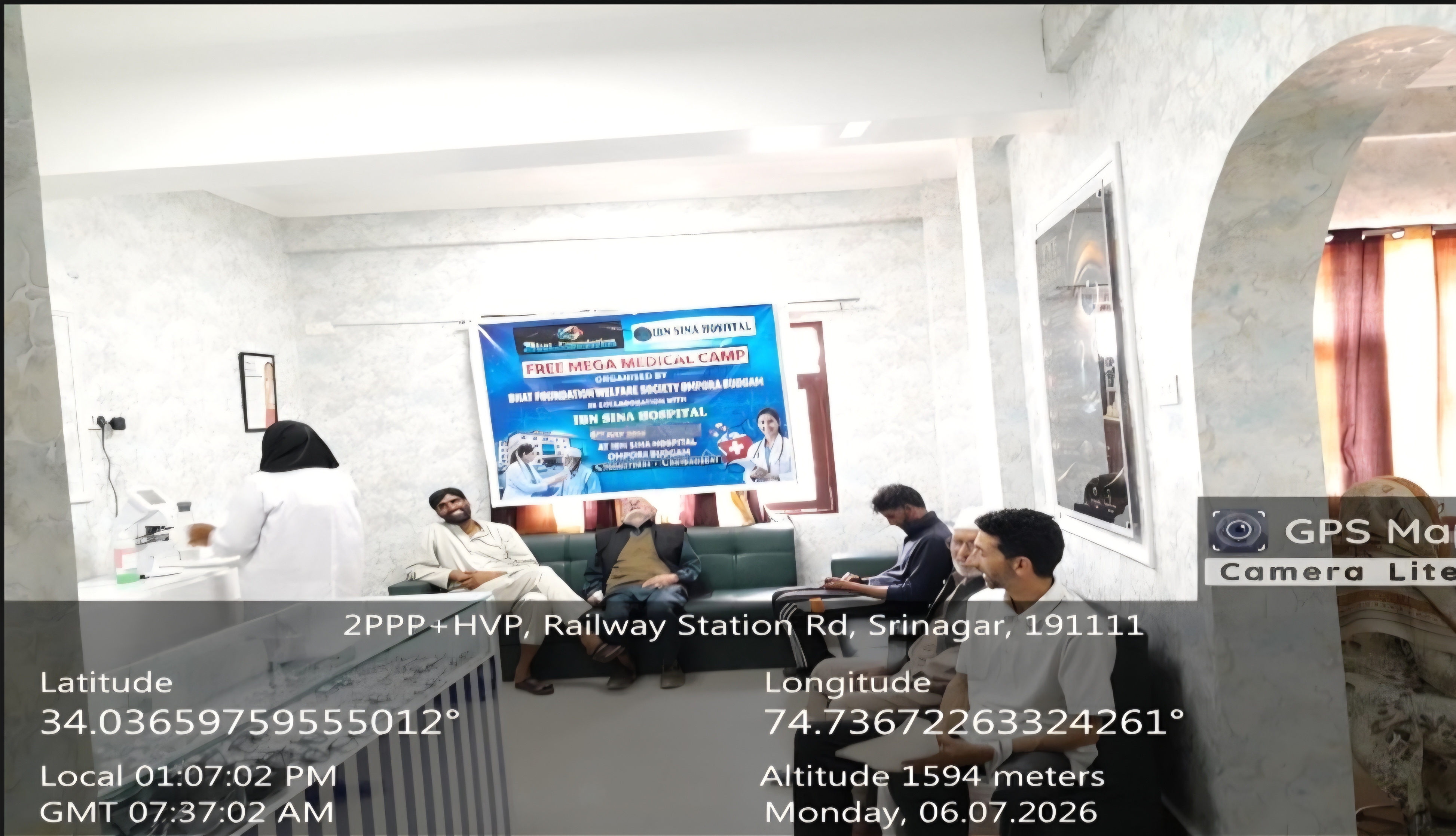 Free medical camp organized by Bhat Foundation Welfare Society